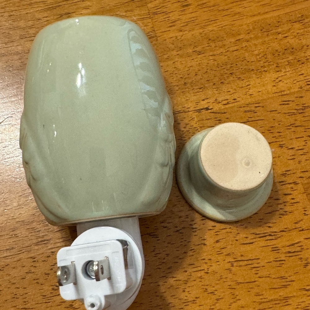 Scentsy Floral Wax Warmer w/ Wax Melts, non-Scentsy owl warmer & 2 Yankee Candle - Picture 9 of 16
